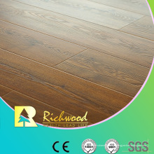 Parquet de stratifié ciré de chêne de relief de 12.3mm E0 HDF AC3